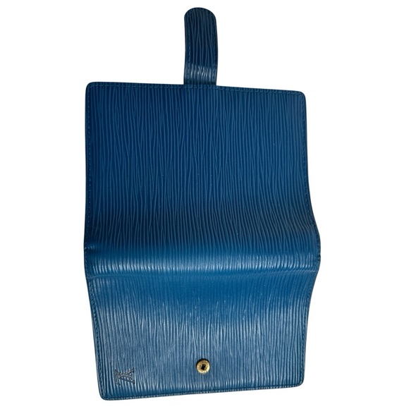 Louis Vuitton Ring Agenda Cover Epi Blue Leather PM - Picture 4 of 16